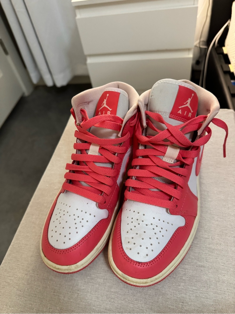 Nike Air Jordan 1 Mid Strawberries and Cream